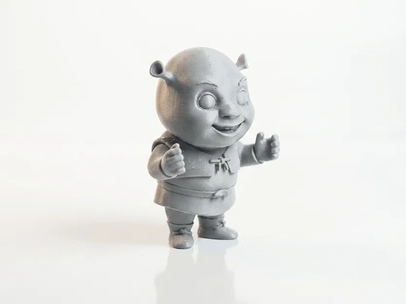 Tượng Baby Shrek Chibi Cute – Mẫu 3D Printable (STL) để In - Image 3