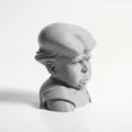 Tượng Bust Baby Trump Chibi Dễ Thương – Mẫu 3D In Được - Thumbnail 1