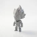 Tượng Chibi Vegeta Giận Dữ Dễ Thương – Mô Hình 3D Printable Sưu Tầm - Thumbnail 1