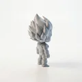 Tượng Chibi Vegeta Giận Dữ Dễ Thương – Mô Hình 3D Printable Sưu Tầm - Thumbnail 2