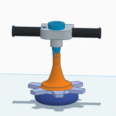 Thiết bị phóng con quay dùng motor điện