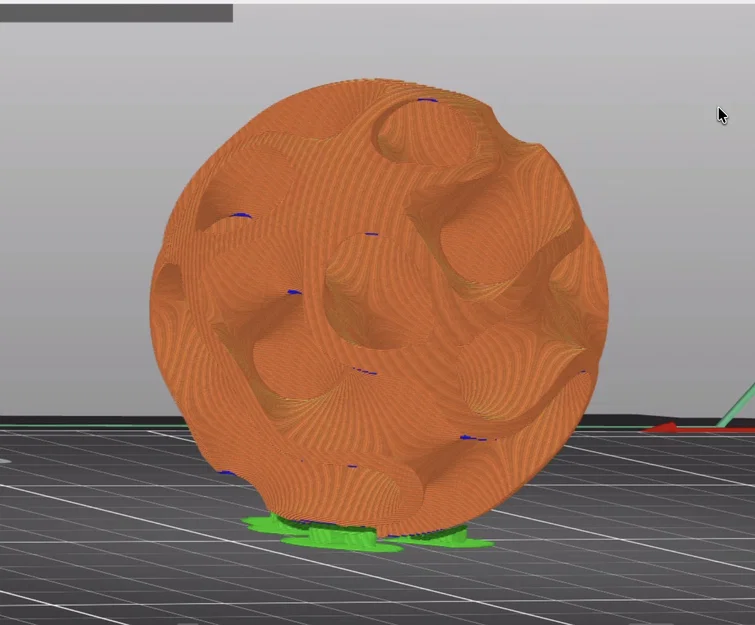 Quả cầu Gyroid Sphere - Mô hình trang trí 3D nghệ thuật độc đáo - Image 3