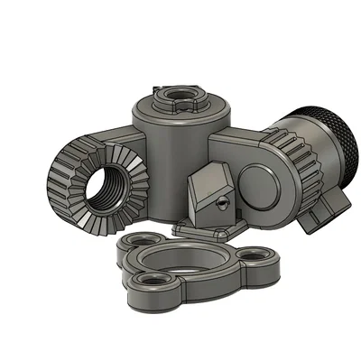 Đế anten dạng đứng tích hợp 3 radial nâng cao