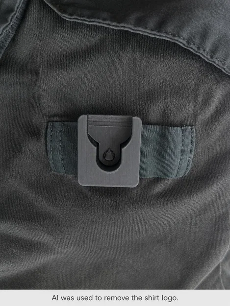 KlickFast Dock gắn đai bộ đàm trên áo - Image 1
