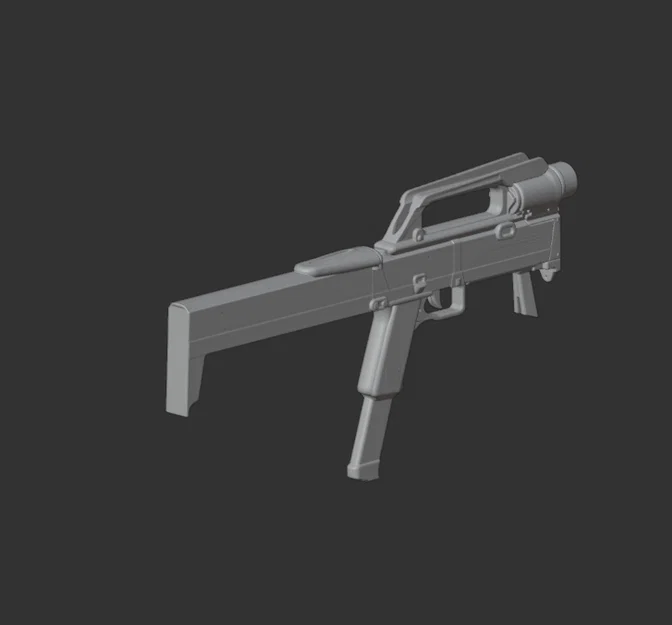 Mô hình 3D súng FMG-9 - Image 3