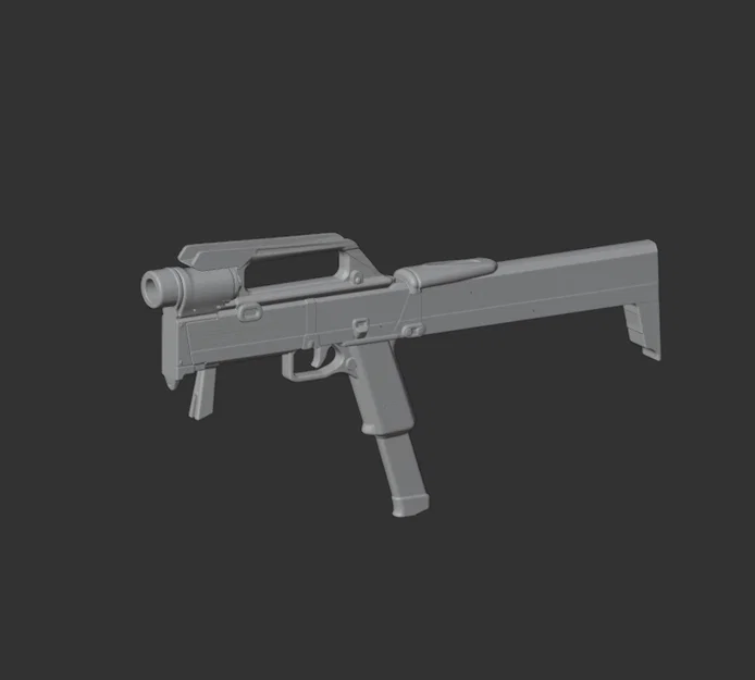Mô hình 3D súng FMG-9 - Image 4