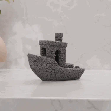 Mô hình thuyền Coffee Benchy - Thiết kế hạt cà phê độc đáo cho máy in 3D