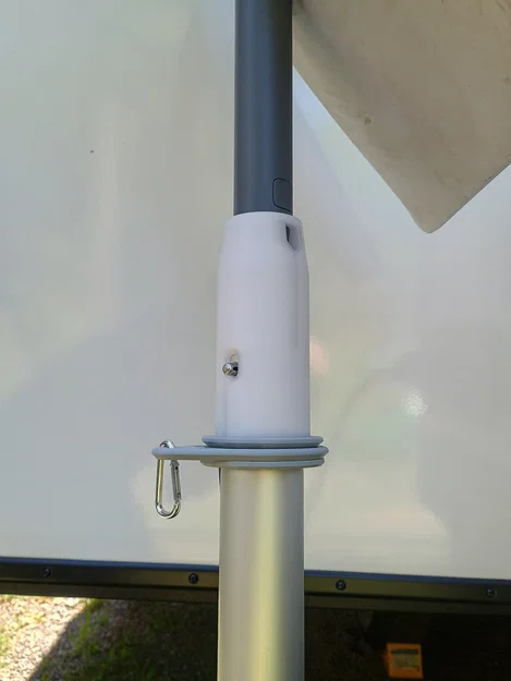 Adapter gắn Starlink cho cột cờ Flagpole Buddy có vòng treo cờ - Image 1
