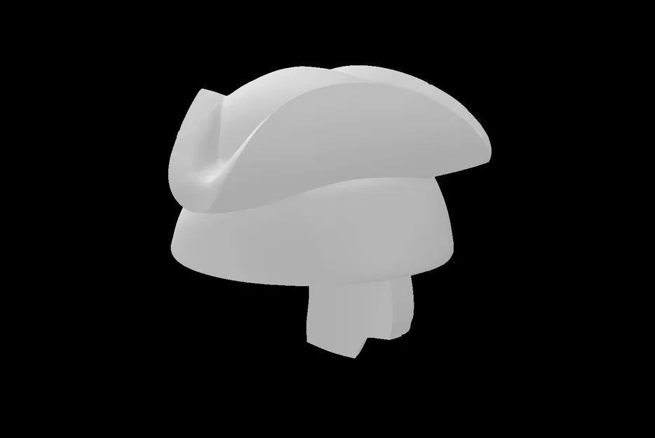 Mũ Cướp Biển Tricorne In 3D Tương Thích Với Lego Minifig - Image 1