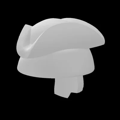 Mũ Cướp Biển Tricorne In 3D Tương Thích Với Lego Minifig