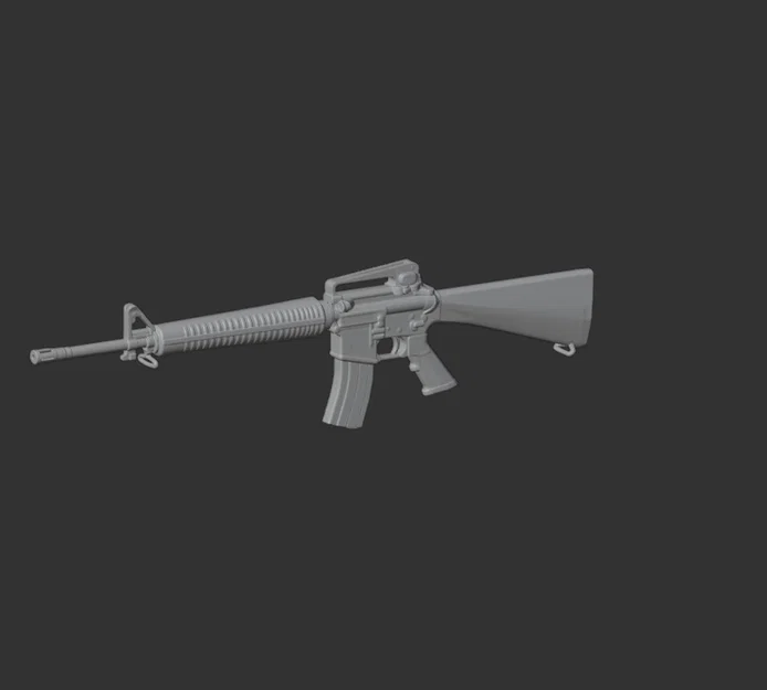 Mô hình 3D M16A3 chi tiết cao - Image 4