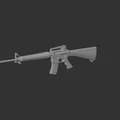 Mô hình 3D M16A3 chi tiết cao - Thumbnail 4
