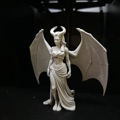 Winged Succubus - Tượng Nữ Tu Quỷ Dữ