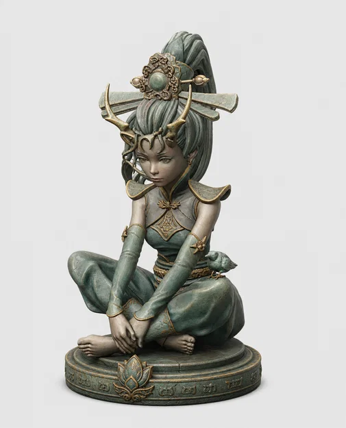 Tượng Hộ Pháp Núi (Mountain God Guards) - Image 1