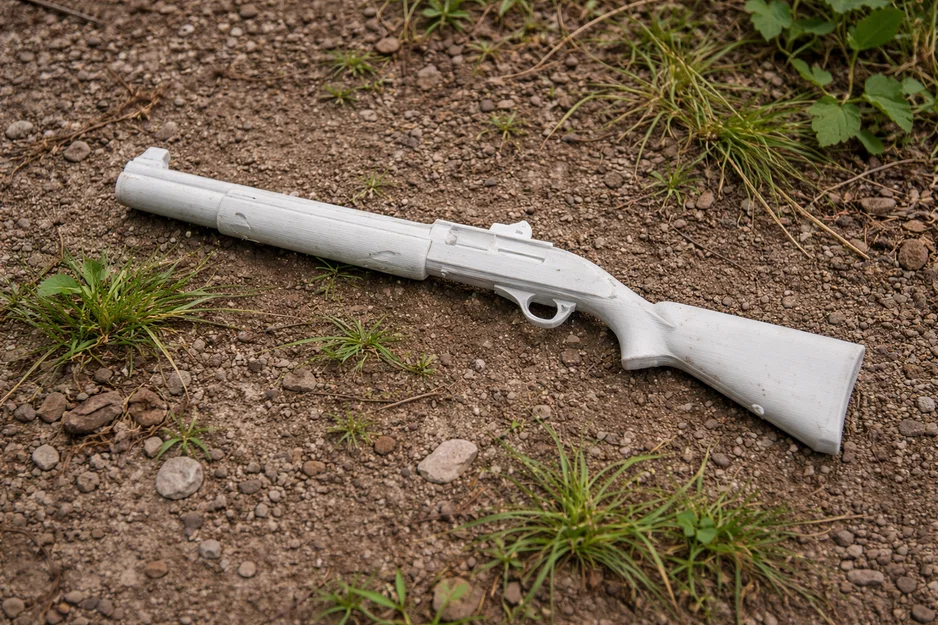 Mô hình 3D súng shotgun FN SLP - Image 1