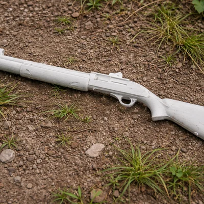 Mô hình 3D súng shotgun FN SLP