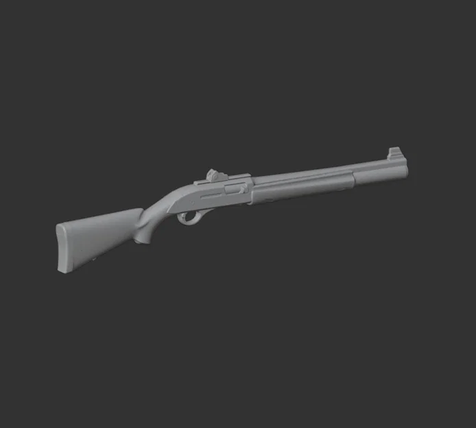 Mô hình 3D súng shotgun FN SLP - Image 4