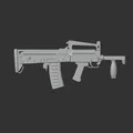 Mô hình 3D súng Groza OTs-14 - Thumbnail 2