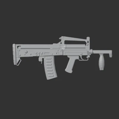 Mô hình 3D súng Groza OTs-14