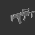 Mô hình 3D súng Groza OTs-14 - Thumbnail 3