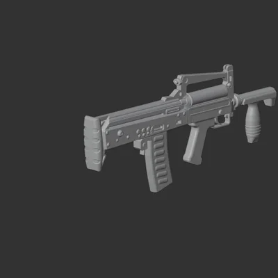 Mô hình 3D súng Groza OTs-14