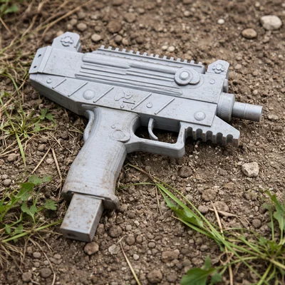Mô hình 3D súng IWI Uzi
