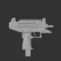 Mô hình 3D súng IWI Uzi - Thumbnail 2