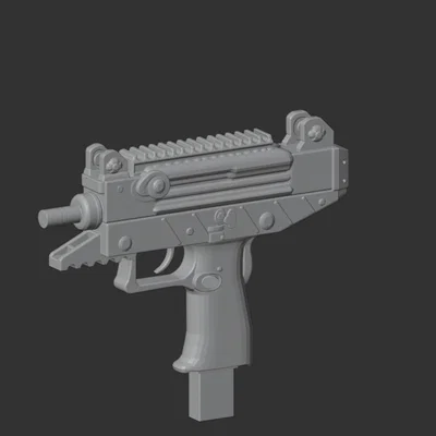 Mô hình 3D súng IWI Uzi