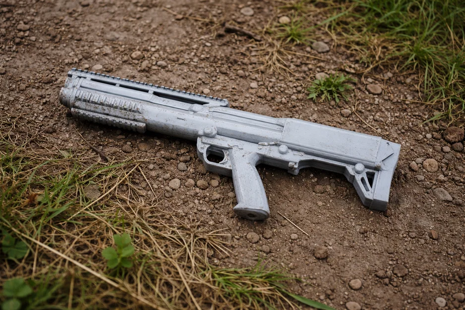 Mô hình 3D súng shotgun Kel Tec Ksg - Image 1