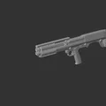 Mô hình 3D súng shotgun Kel Tec Ksg - Thumbnail 3