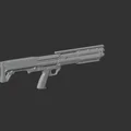 Mô hình 3D súng shotgun Kel Tec Ksg - Thumbnail 4