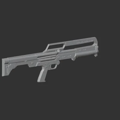 Mô hình 3D súng Kel Tec KS7