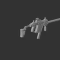 Mô hình 3D súng tiểu liên Kriss Vector - Thumbnail 3