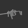 Mô hình 3D súng tiểu liên Kriss Vector - Thumbnail 4