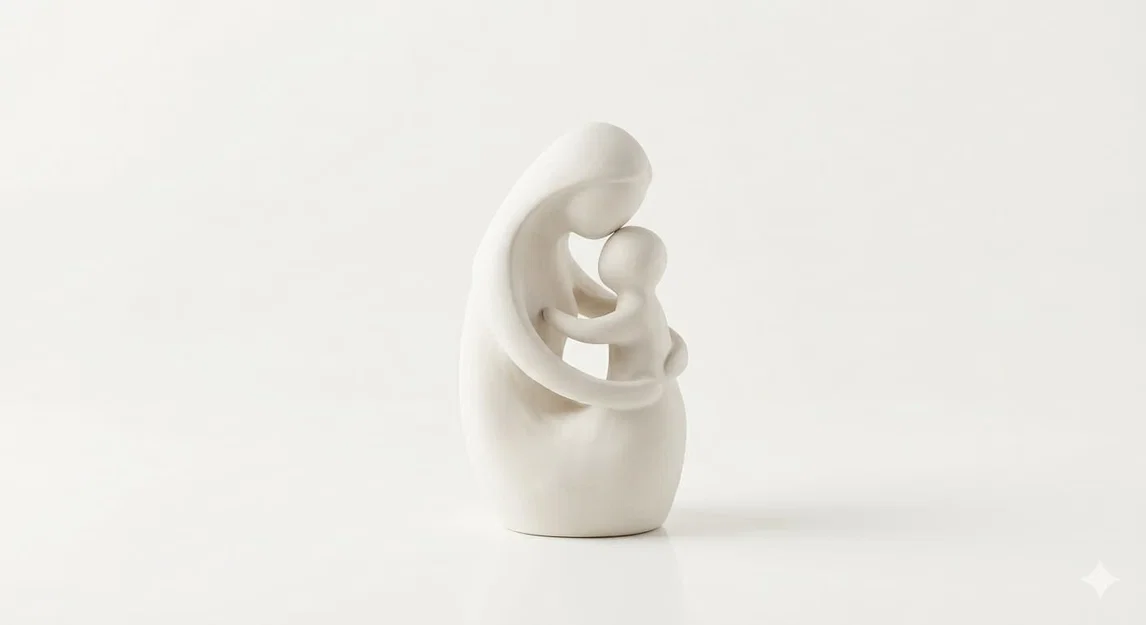 Mô hình Mẹ và Bé - Tượng 3D đầy ý nghĩa tặng mẹ - Image 1