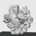 Tác phẩm điêu khắc treo tường Frankenstein - Thumbnail 2