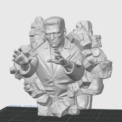 Tác phẩm điêu khắc treo tường Frankenstein