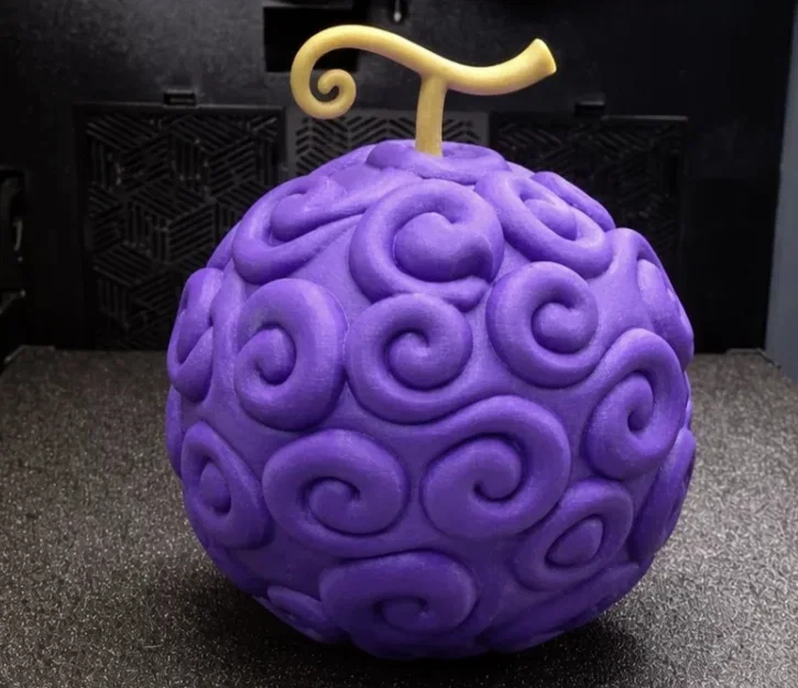 Mô hình 3D quả ác quỷ Gomu Gomu no Mi (One Piece) trang trí độc đáo - Image 1
