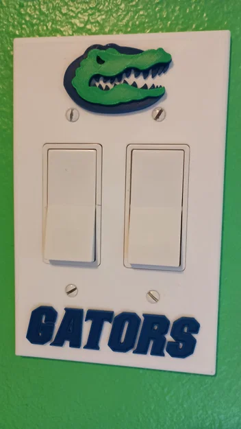 Ốp che công tắc đèn Florida Gators độc đáo cho fan hâm mộ - Image 1