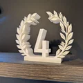Biển số để bàn tiệc cưới in 3D tinh tế - Thumbnail 1