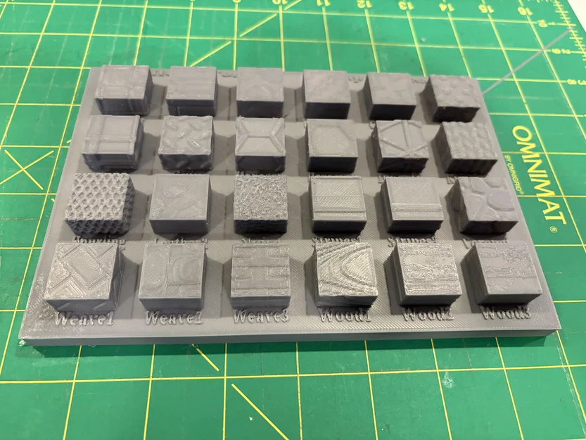 Bảng Mẫu Texture Bump Mesh (Bump Mesh Sampler Plate) - Image 1