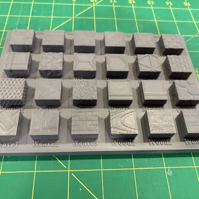 Bảng Mẫu Texture Bump Mesh (Bump Mesh Sampler Plate)