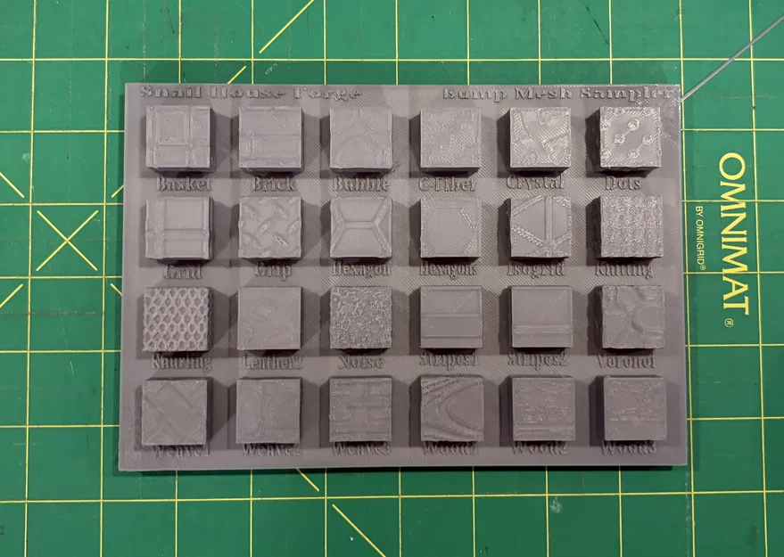Bảng Mẫu Texture Bump Mesh (Bump Mesh Sampler Plate) - Image 2