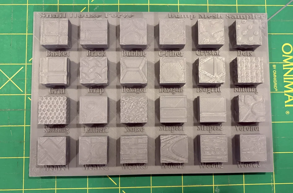Bảng Mẫu Texture Bump Mesh (Bump Mesh Sampler Plate) - Image 3