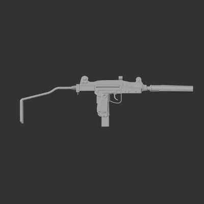 Mô hình Mini Uzi chân thực