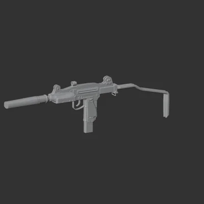 Mô hình Mini Uzi chân thực