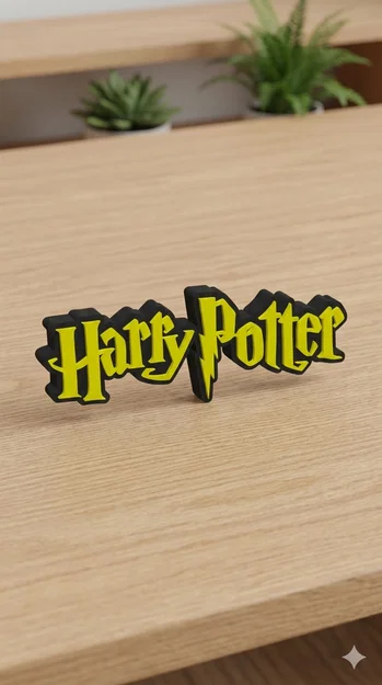 Mô hình Logo Harry Potter 3D trang trí đẹp mắt - Image 1