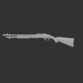 Mô hình 3D Remington 870 - Thumbnail 3