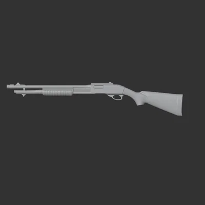 Mô hình 3D Remington 870