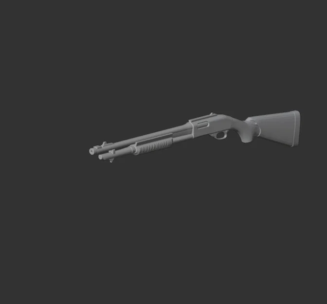 Mô hình 3D Remington 870 - Image 4